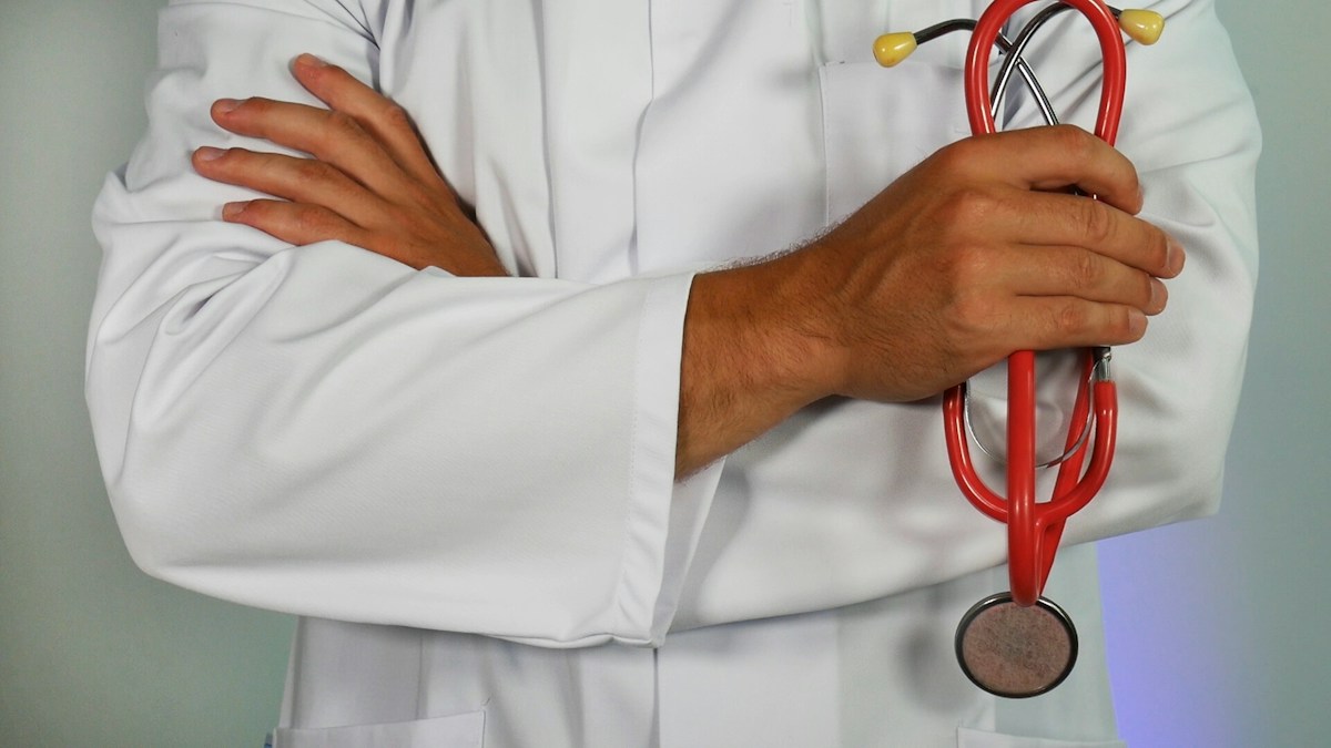 Clinical researcher evaluating pharmaceutical samples